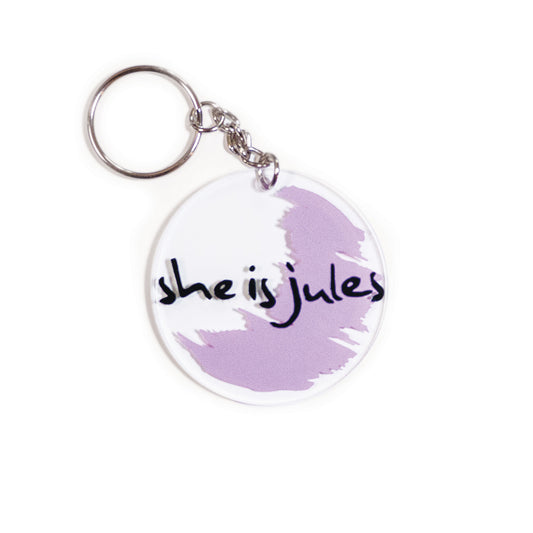 She Is Jules Keychain