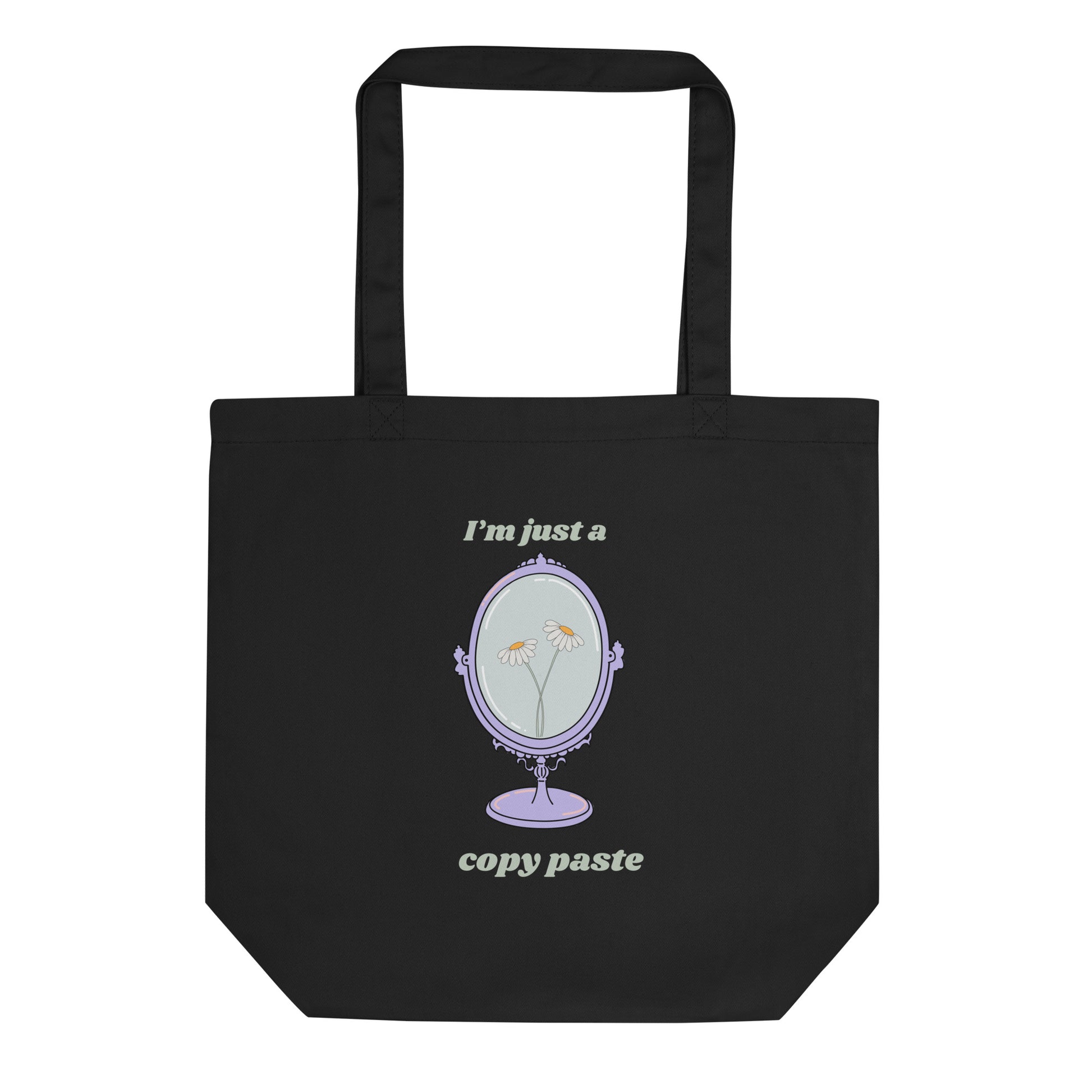 Copy Paste Tote Bag She Is Jules Official Music Merch Black Front