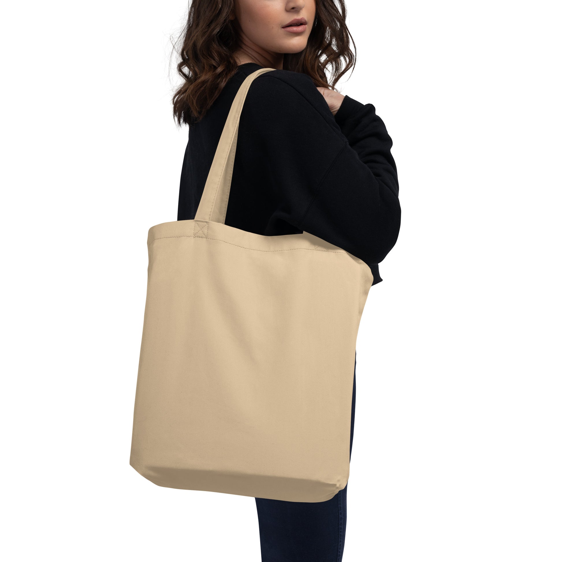 Copy Paste Tote Bag She Is Jules Official Music Merch Side Angle Tan